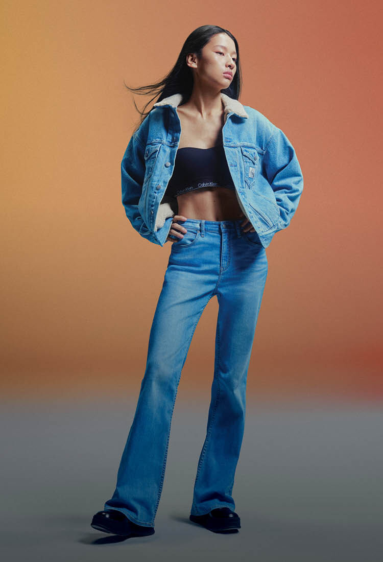 calvin klein biker jeans