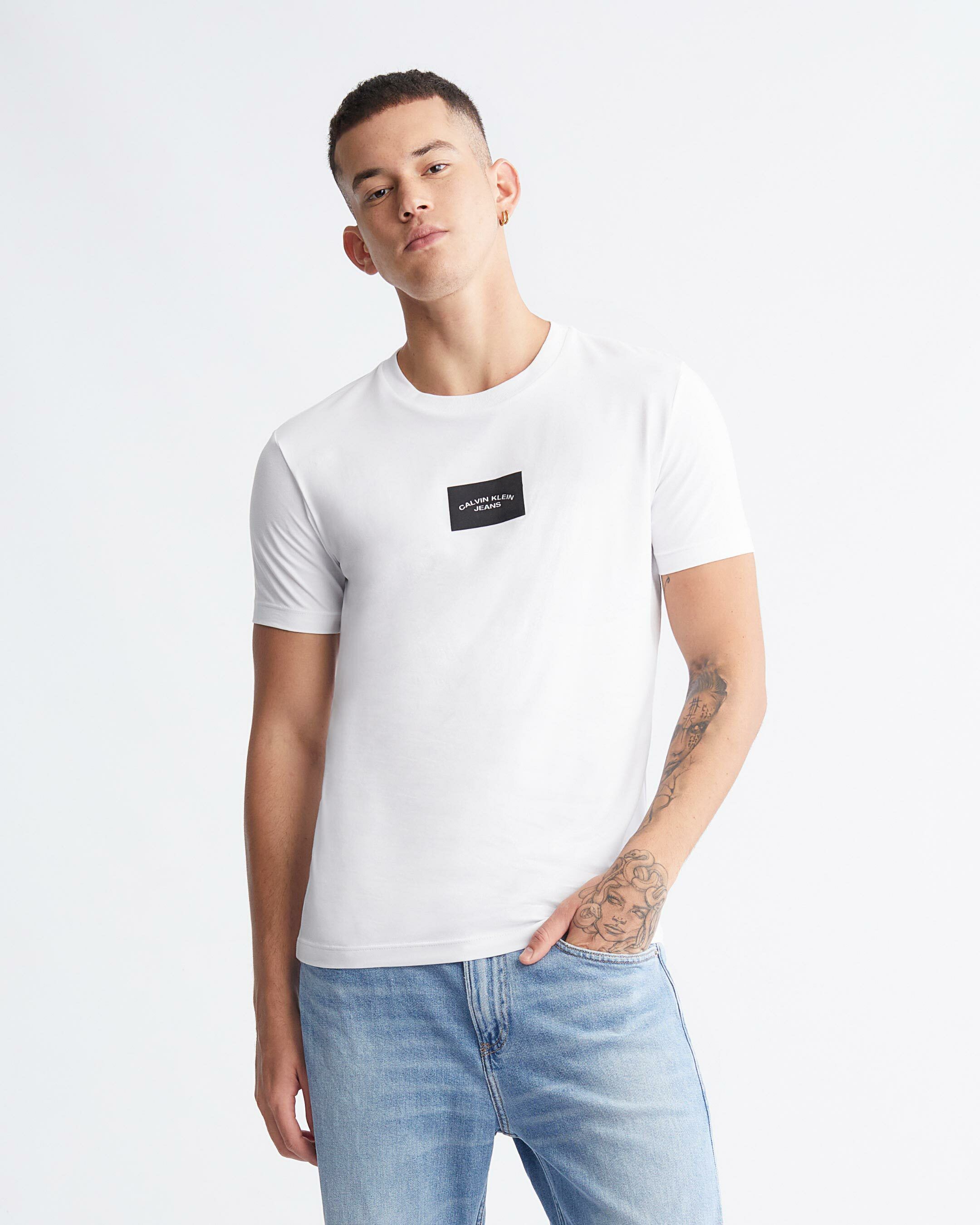 Modern Workwear Box Logo Tee white Calvin Klein Taiwan