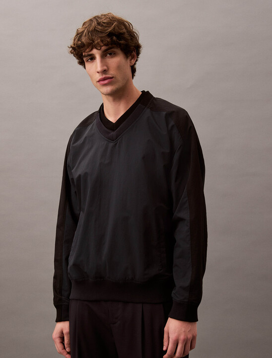 Double V-Neck Sweater