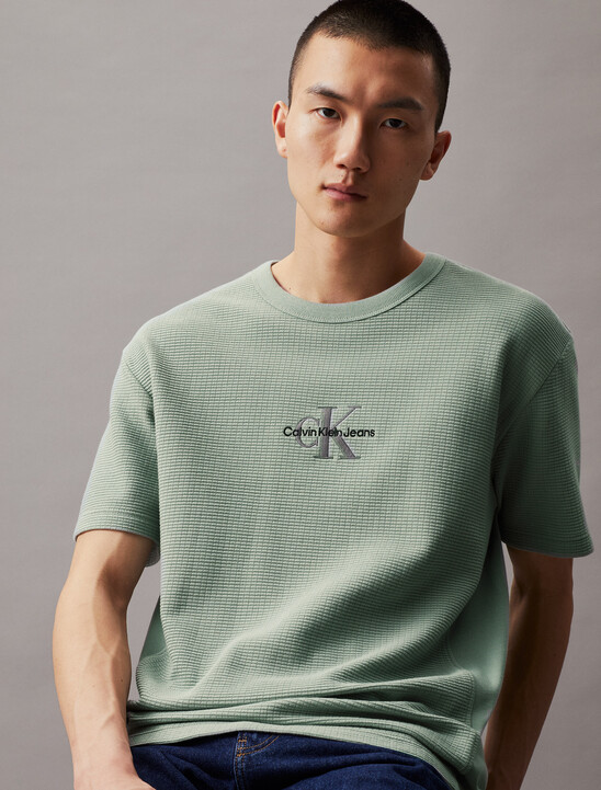 華夫格 Monogram 標誌寬鬆 T 裇