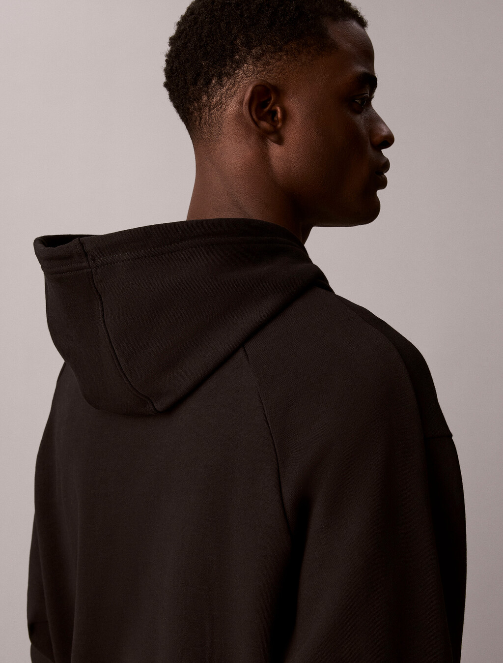 Graphic Monogram Hoodie, Black, hi-res