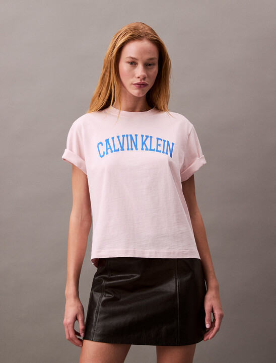 Standard Logo Boxy Varsity Tee