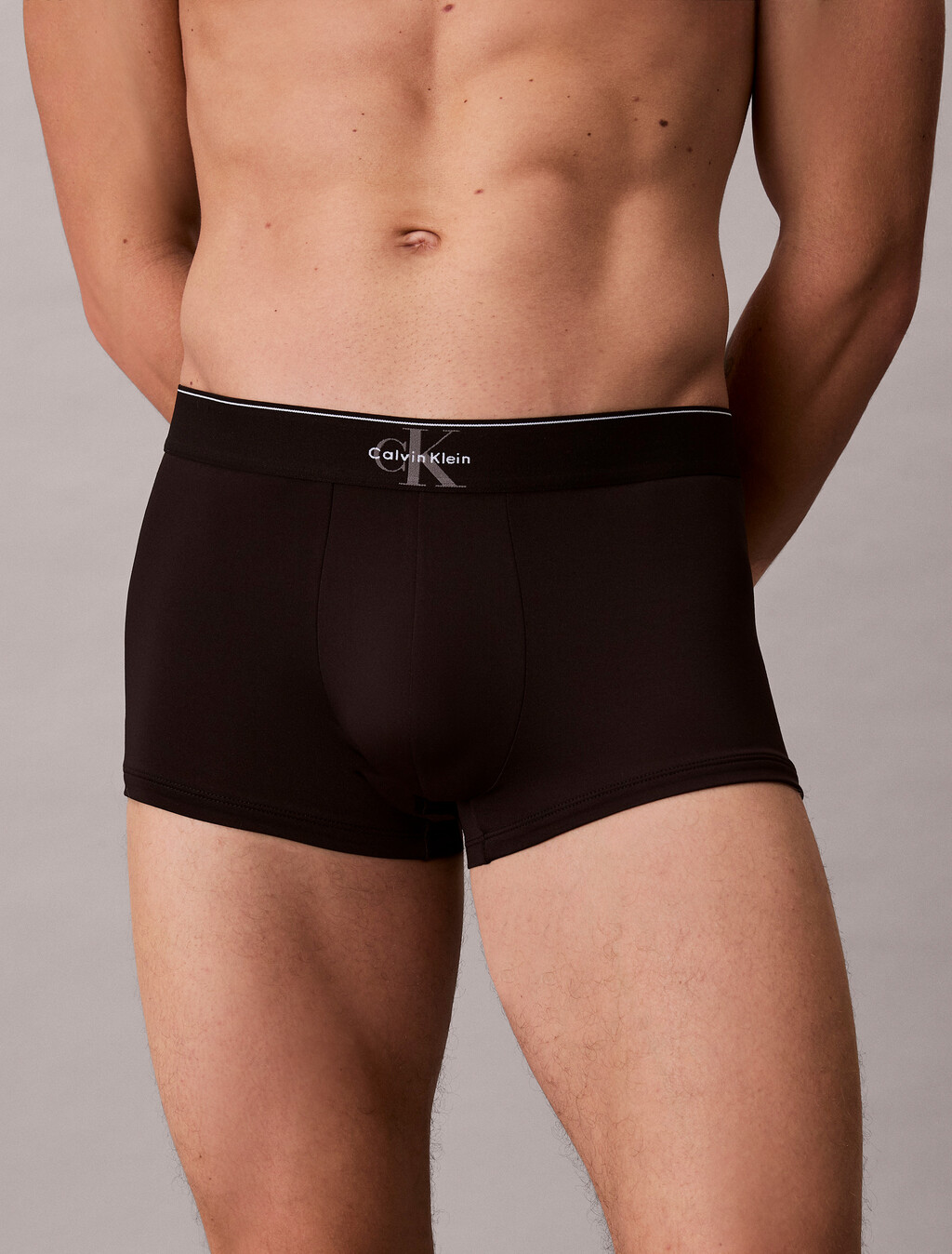 Graphic Monogram Low Rise Trunk, Black, hi-res