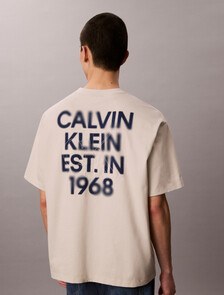 Oversized Back Logo T-shirt, Moonstruck, hi-res