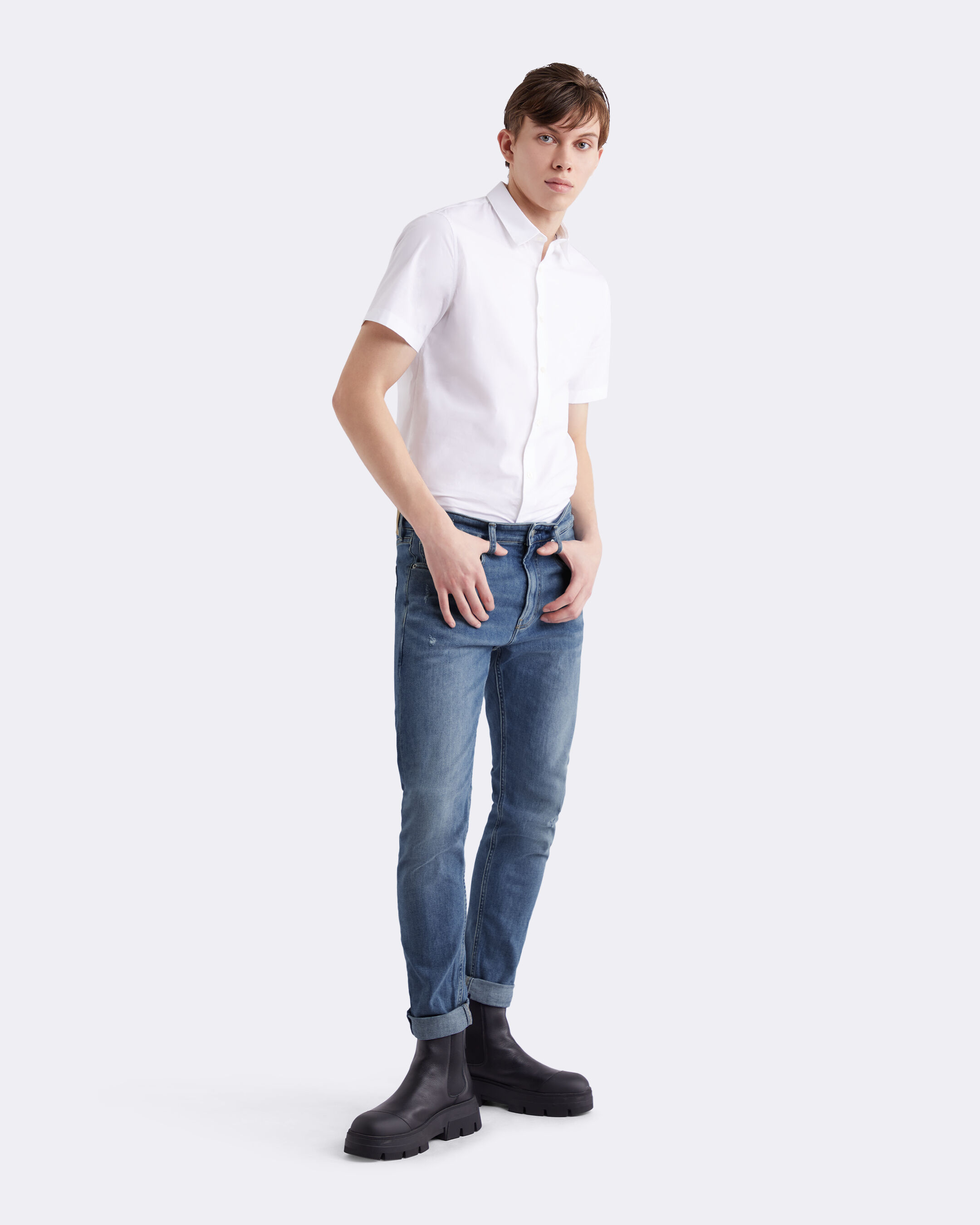 Calvin klein jeans men's online modern bootcut denim jean