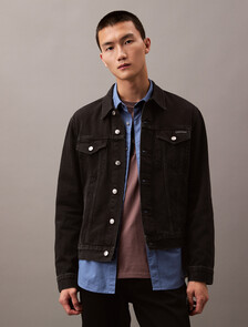 Classic Trucker Jacket, 205 BLACK, hi-res