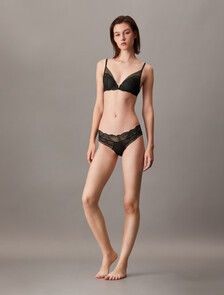 CK Black Geo Lace Hipster, Black, hi-res