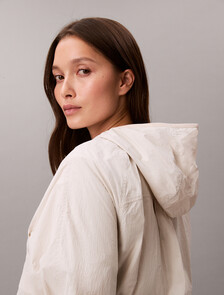 便攜輕便寬版風衣, Chalk, hi-res