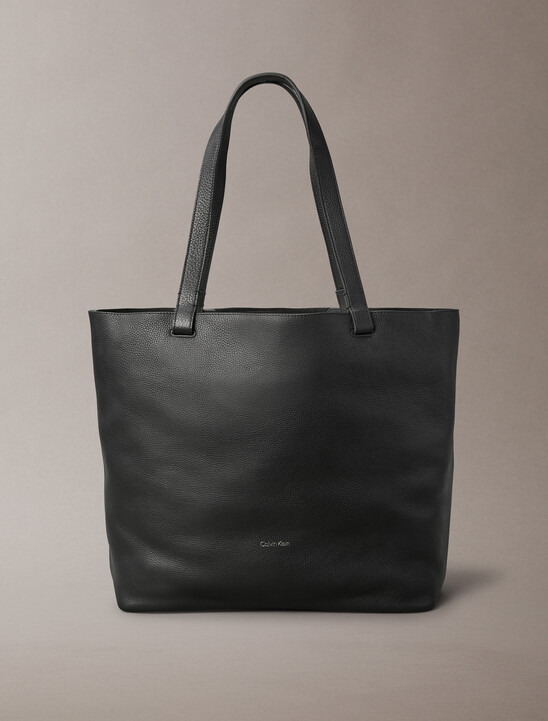 Leather Document Tote Bag
