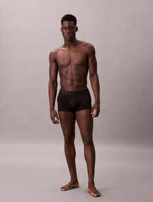 CK Black 低腰平口內褲 3 件組, Black/Turbulence /Casual Blue, hi-res