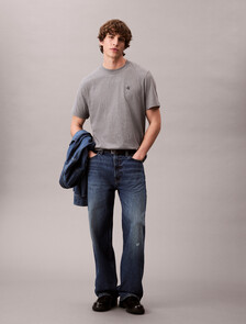 SS EASY MONOGRAM TEEMed Grey Htr, Med Grey Htr, hi-res