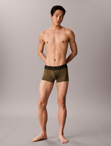 3 Pack Low Rise Trunks - Intense Power Air, Black/Olive Night/Orange Frosting, hi-res