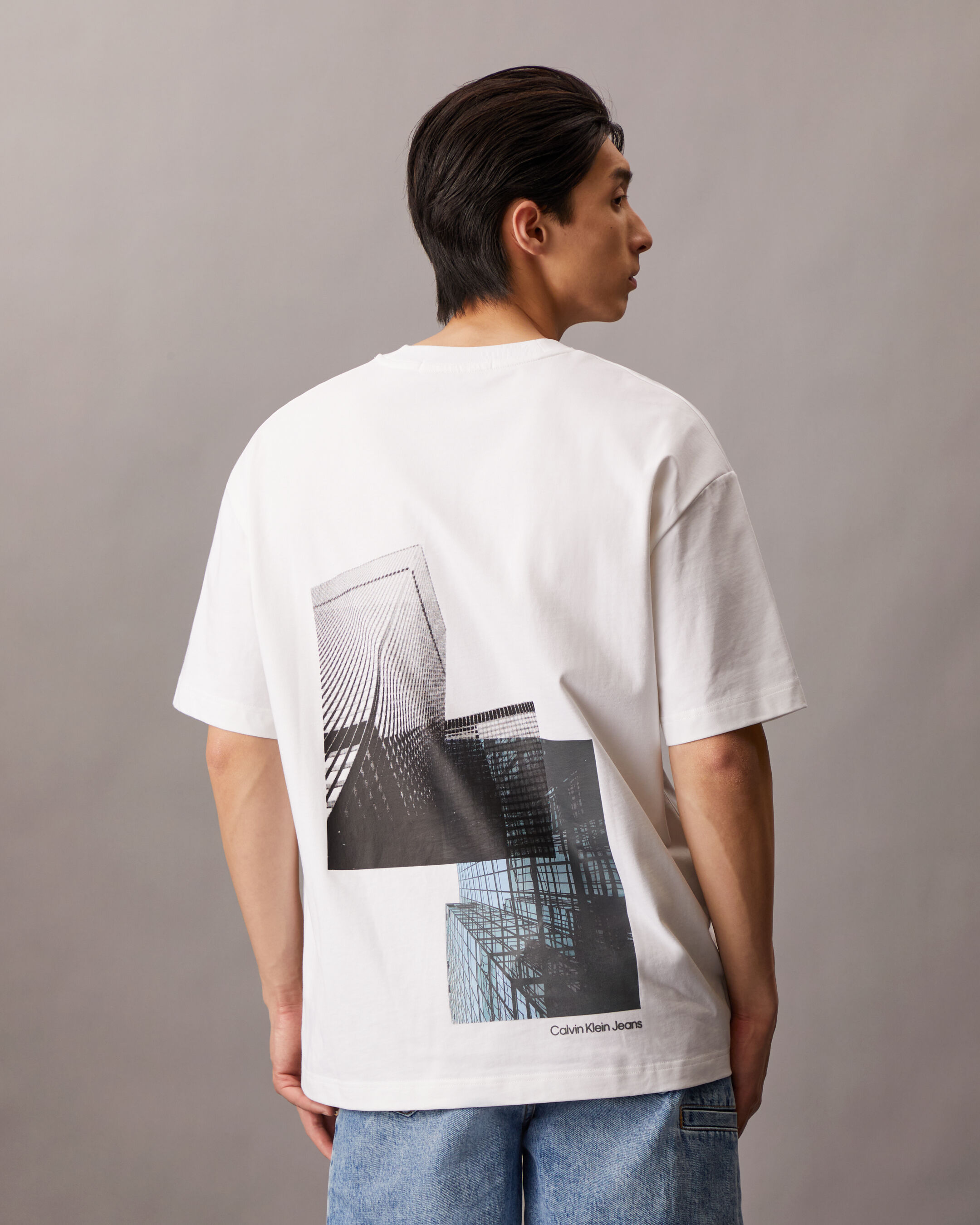 Oversized Graphic Tee natural Calvin Klein Taiwan