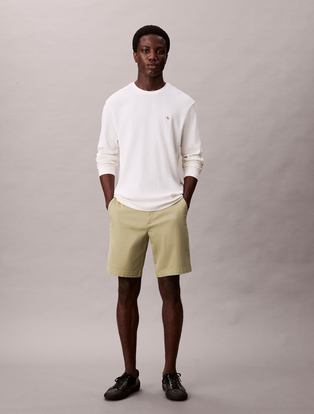 Refined Cotton Stretch Short, Seagrass, hi-res