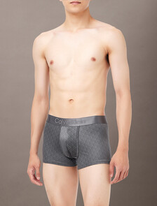 Low Rise Trunks - Micro Stretch Logo, TEENIE DELUSTER EMBLEM_SMOKED PEARL, hi-res