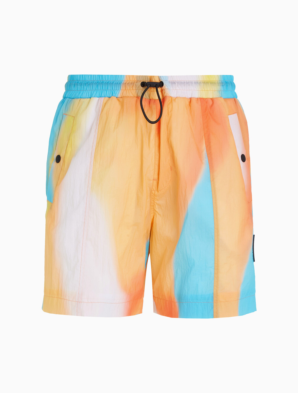 Recycled Nylon Multicolour Shorts, Gradient Shift, hi-res