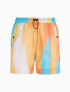 Recycled Nylon Multicolour Shorts, Gradient Shift, hi-res