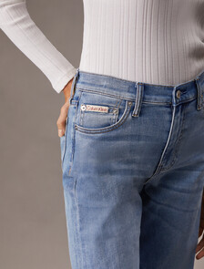 37.5 高腰寬筒牛仔褲, Denim Light, hi-res