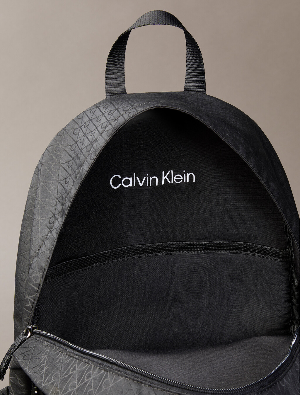 Emblem Logo Backpack, Black, hi-res