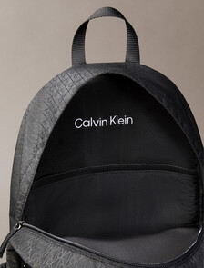 Emblem Logo Backpack, Black, hi-res