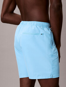 Intense Power 中長抽繩泳褲, Chilly Blue, hi-res