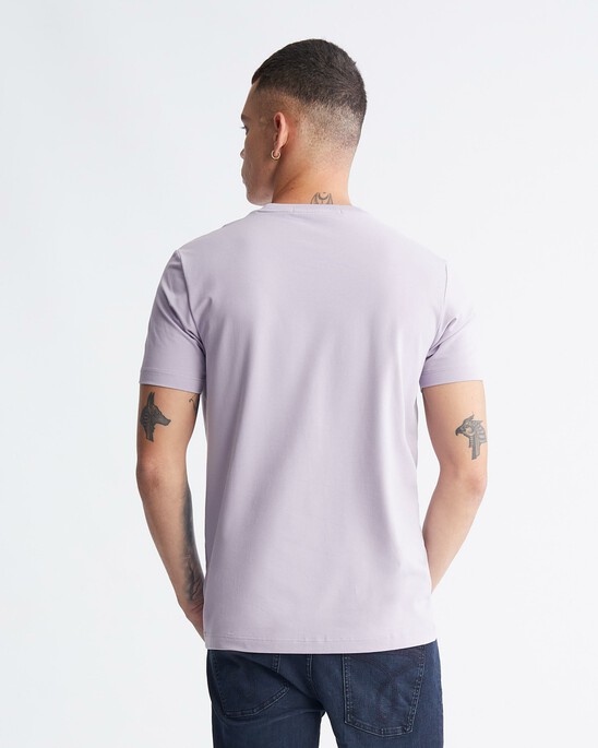 Metallic Foil Monogram Organic Cotton Tee