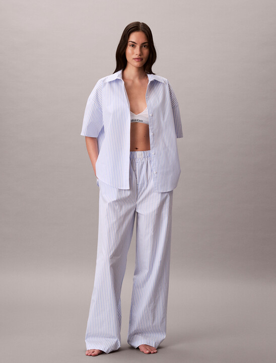 Cotton Poplin Pyjama Pants