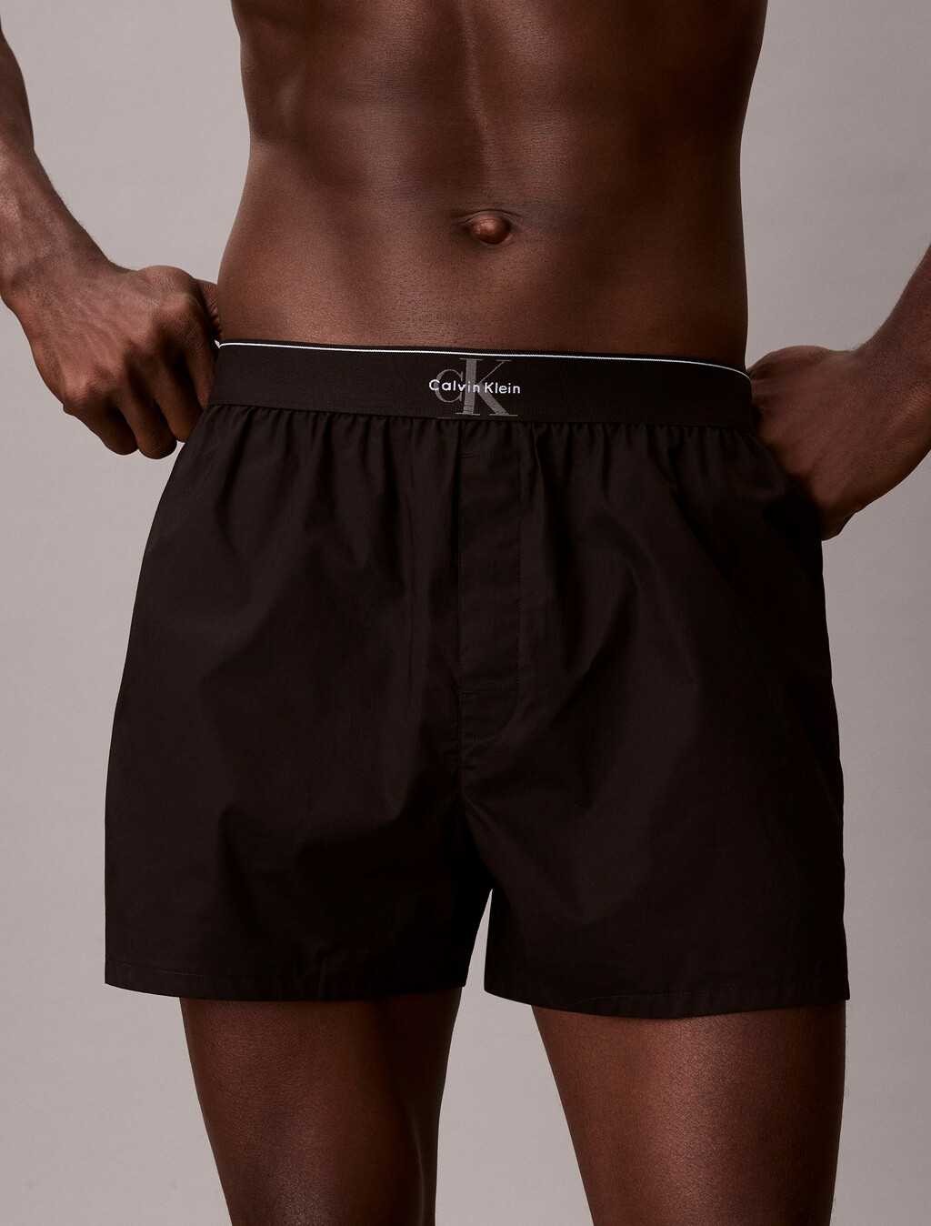 CK X Cotton Monogram Slim Boxer, Black, hi-res