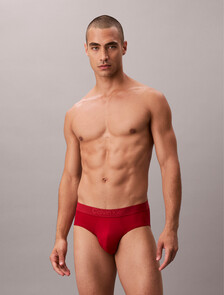 CK Black  超細纖維彈性三角內褲, Red Stamp, hi-res