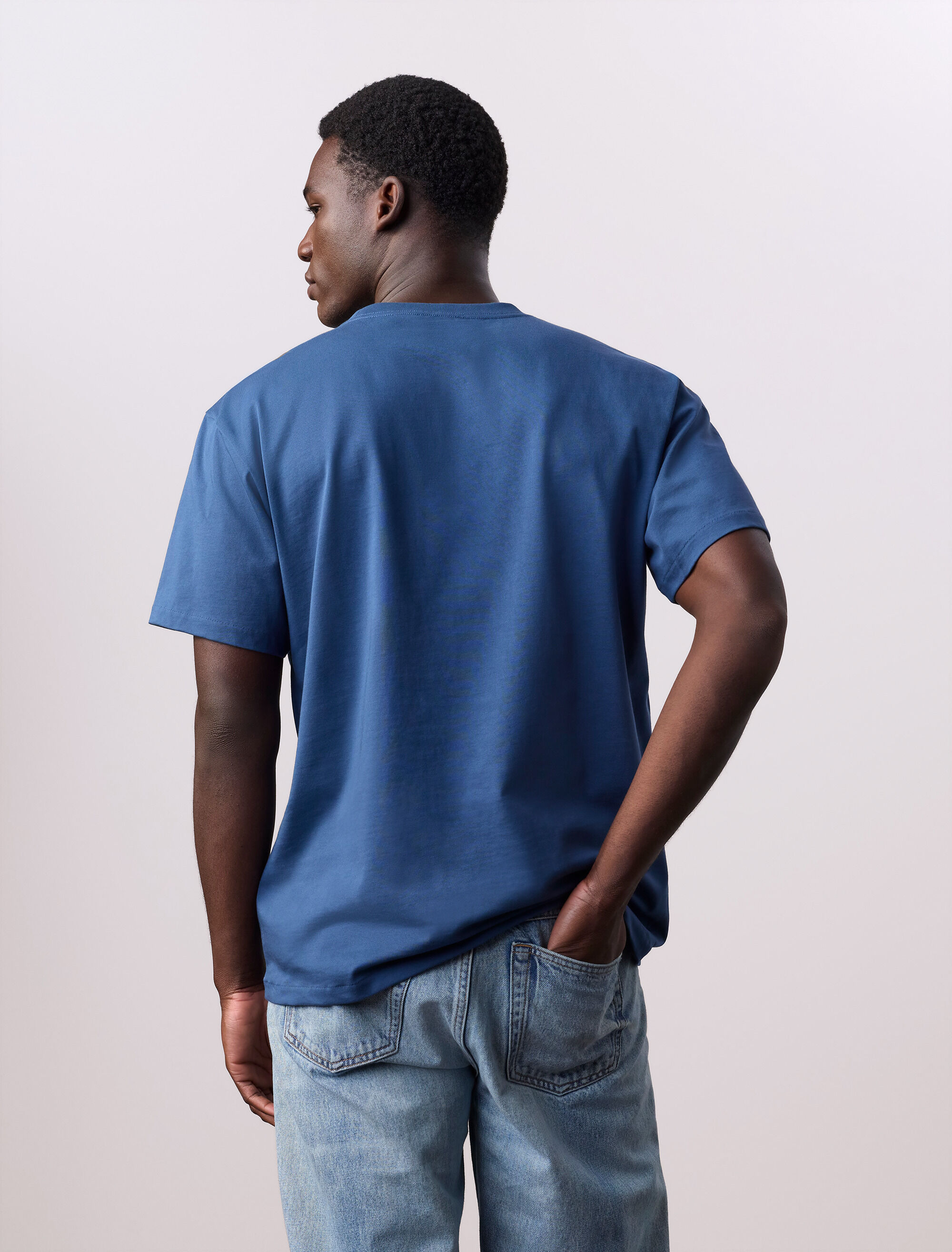 Jung Kook for Calvin Klein Monologo T-Shirt | blue | Calvin Klein
