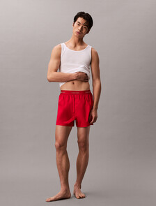 Lunar New Year Woven Cotton Slim Boxer, Rouge, hi-res