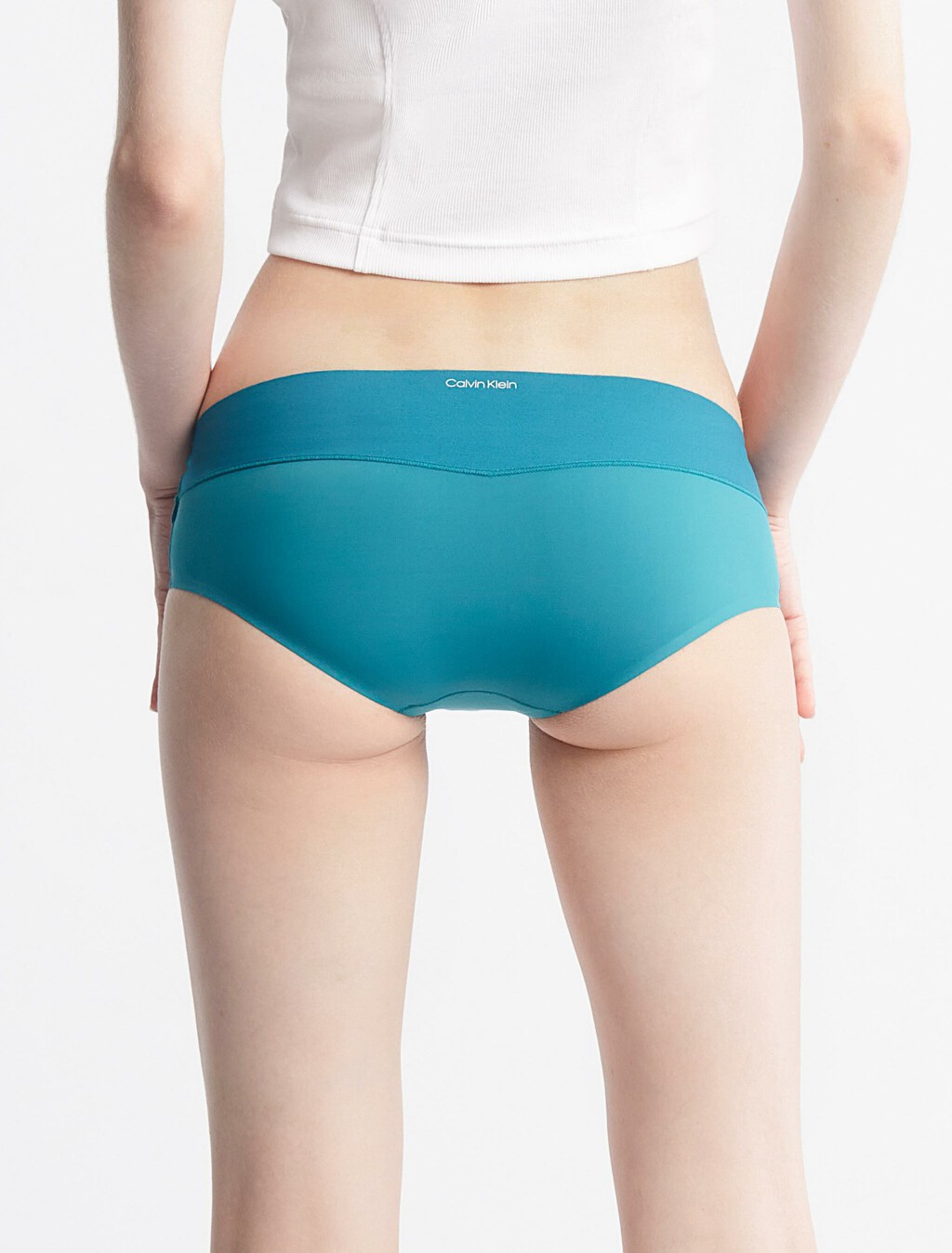 Calvin Klein Invisibles 低腰內褲, Shaded Spruce, hi-res