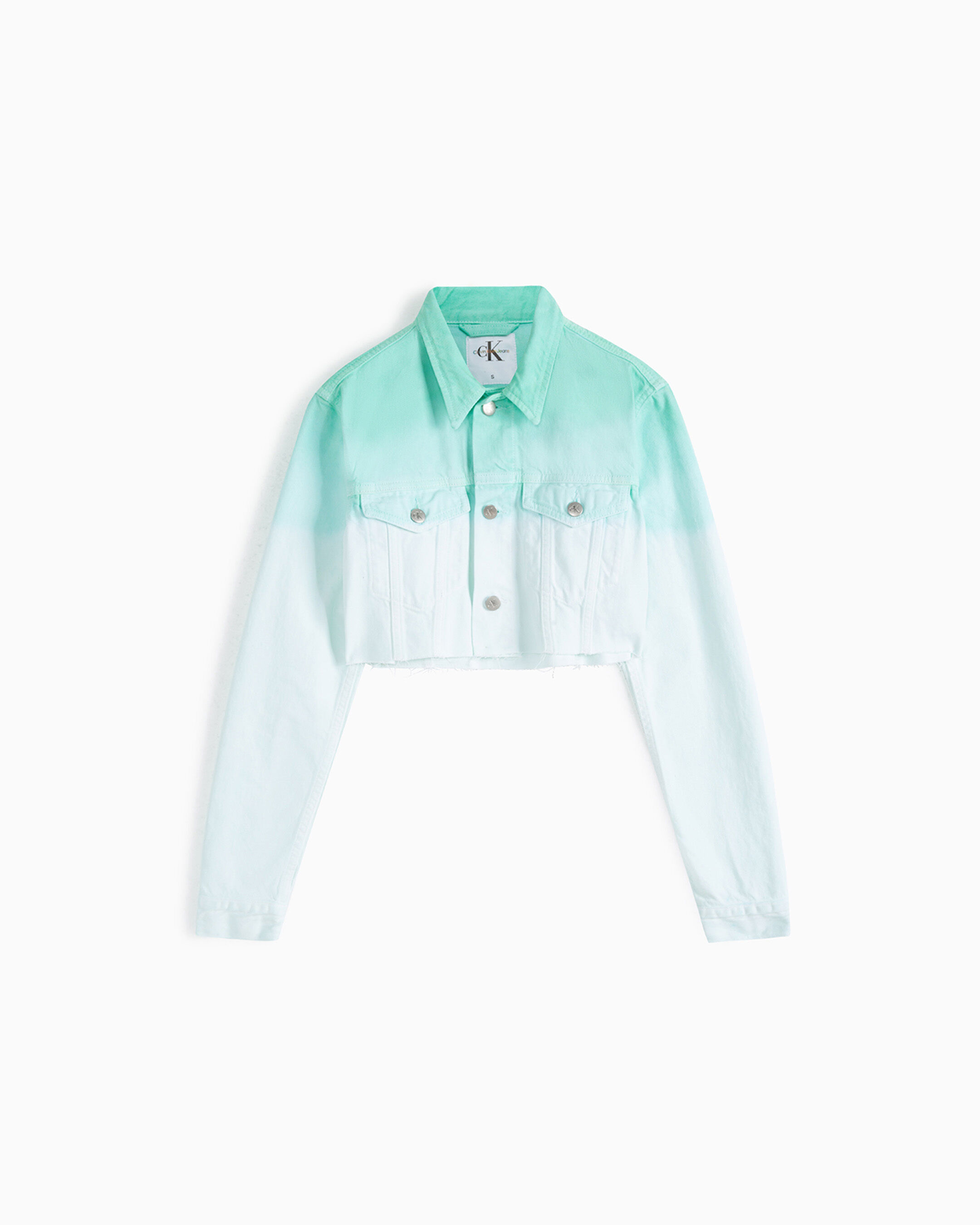 Mint green jean jacket store