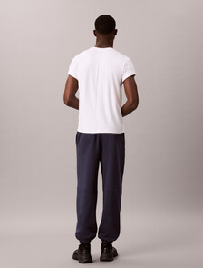 Minimal Logo Crewneck T-Shirt, Classic White, hi-res