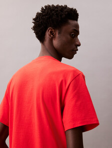 Monogram T-shirt, Red Alert, hi-res