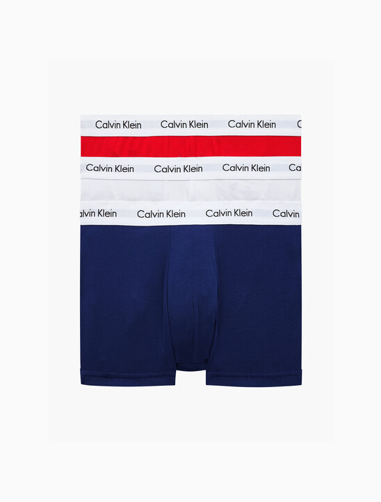Cotton Stretch 3 Pack Low Rise Trunk