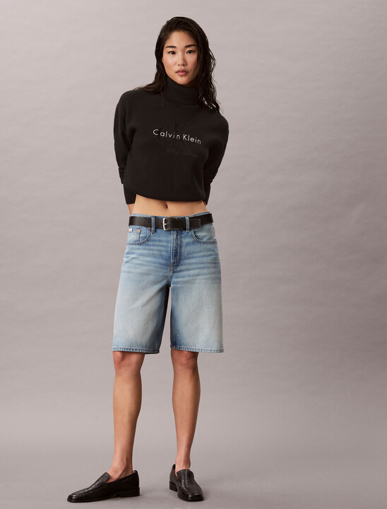Relaxed Bermuda Denim Short
