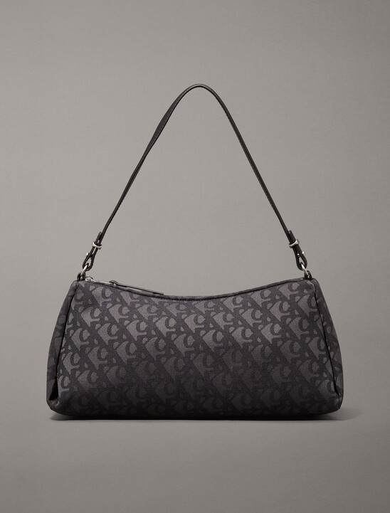 Logo Jacquard Shoulder Bag