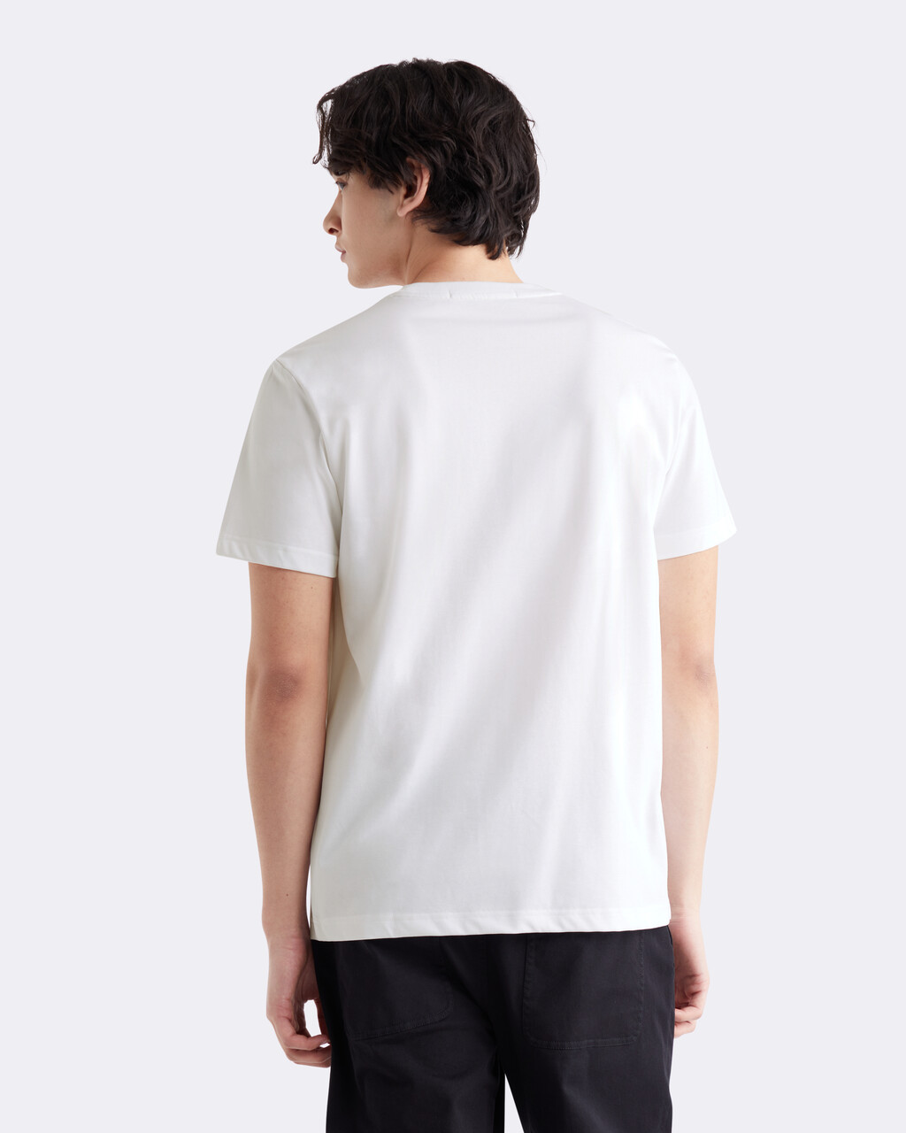 Cooling Monogram 壓花標誌 T 恤, Bright White, hi-res
