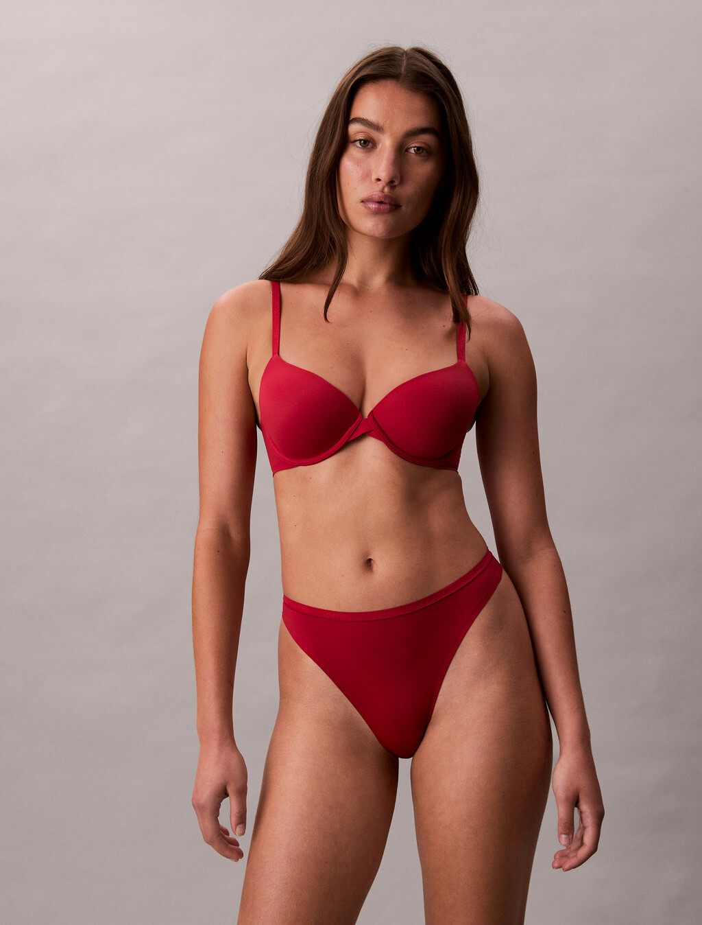 Perfectly Fit Lightly Lined Bra, Red Stamp, hi-res