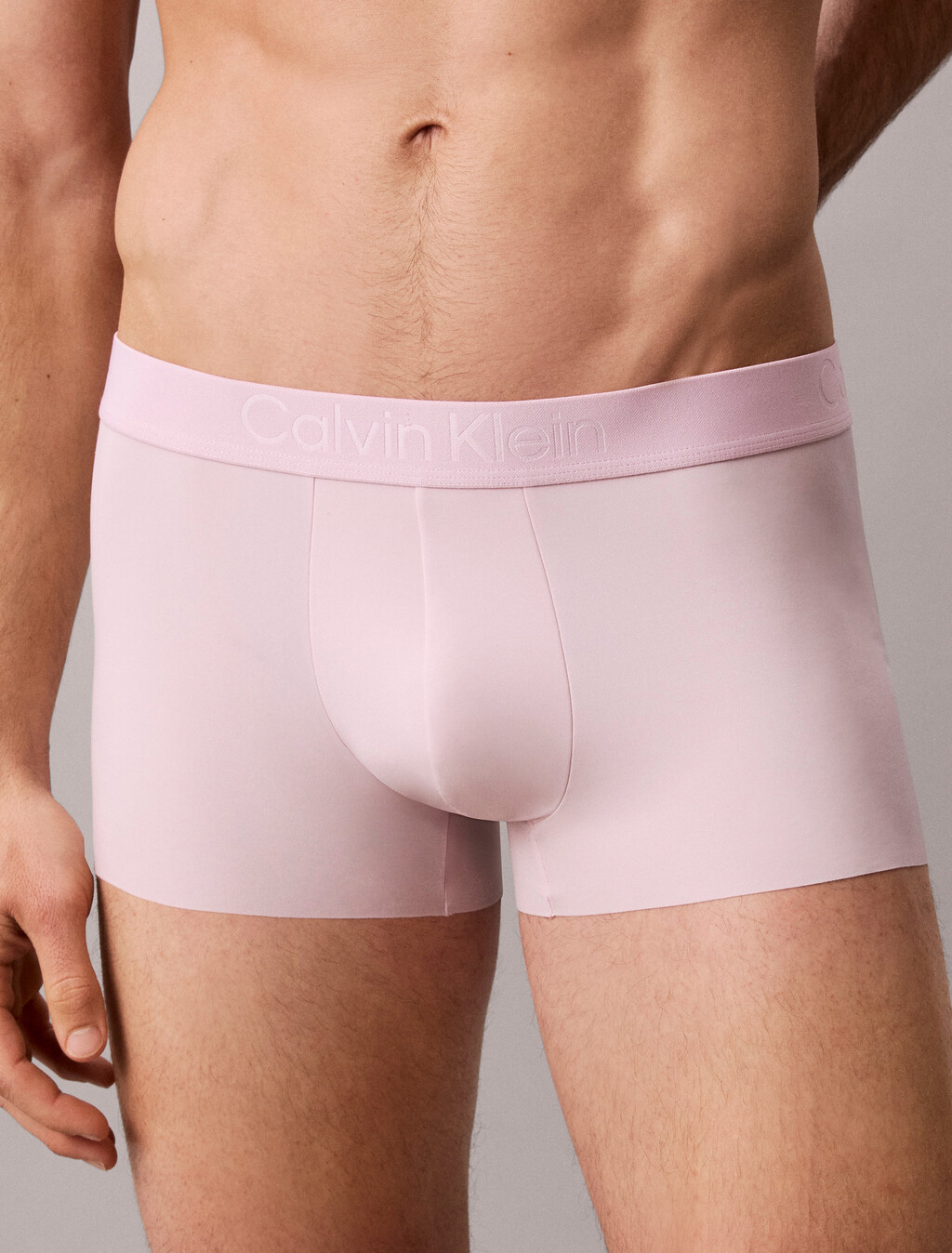 CK Black Microfiber Stretch Low Rise Trunk, Hawaii Orchid, hi-res
