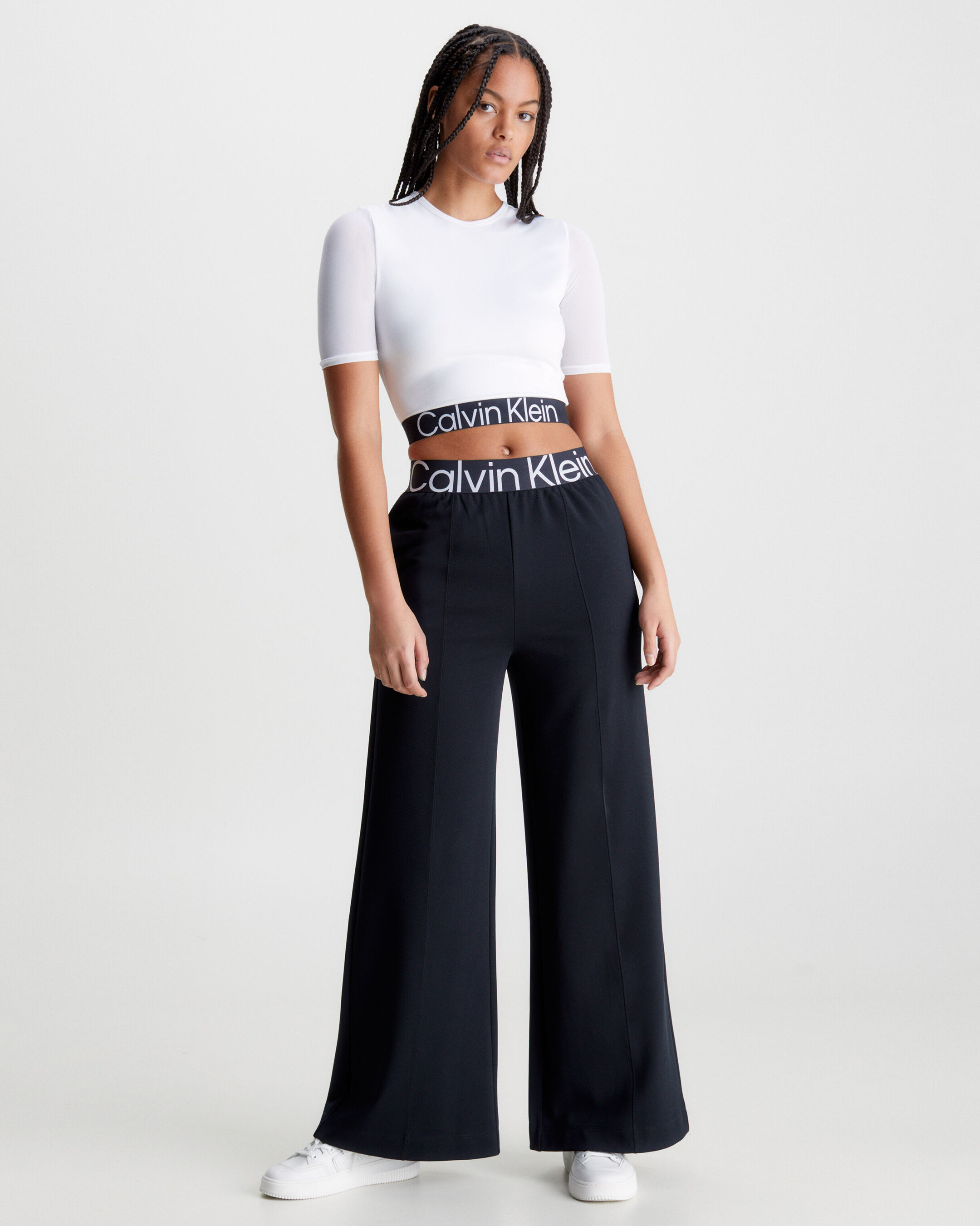 Calvin klein pants shop and crop top