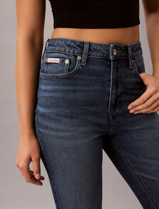 High Rise Bootcut Jeans, NAVY VILLA, hi-res