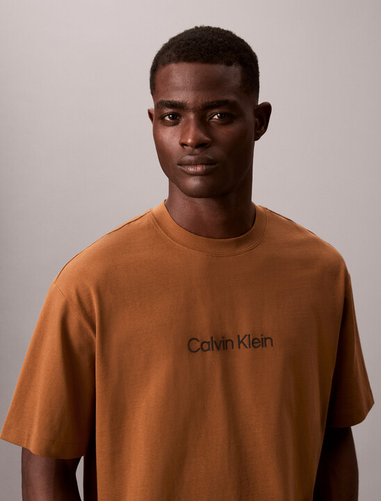 Calvin Logo Crew Neck Tee