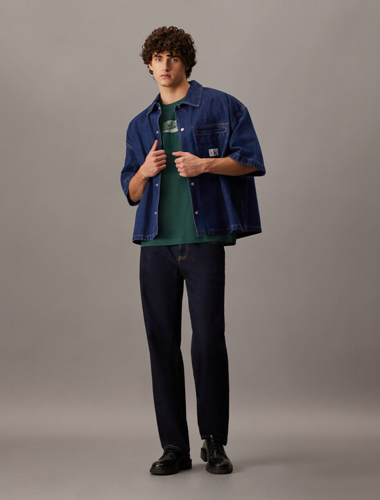 Concrete Monogram Print Regular Tee