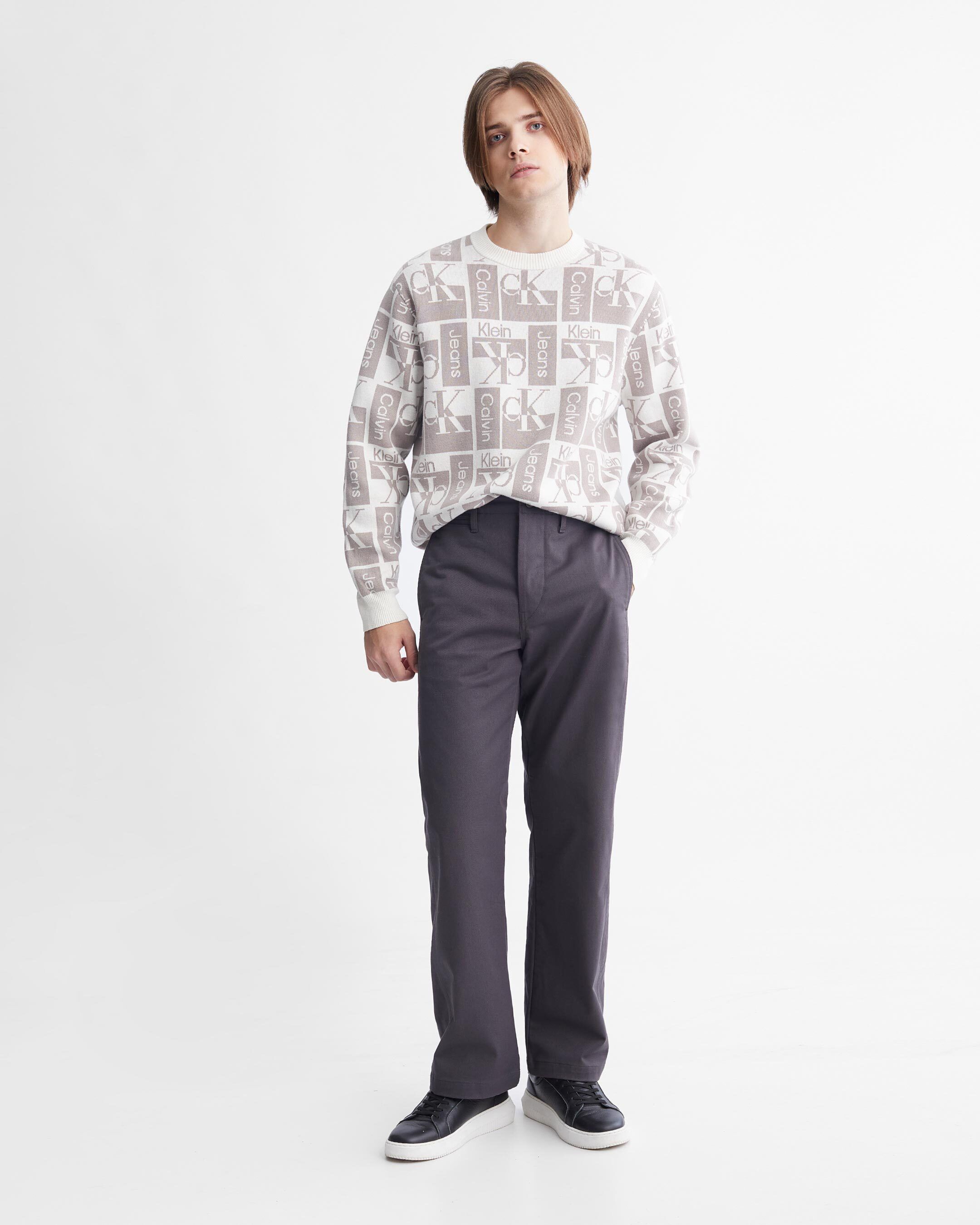 Calvin klein new arrivals monogram sweater
