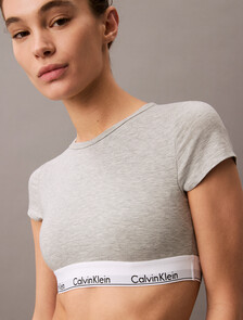 Icon Cotton 無鋼圈 T 恤胸罩, Grey Heather, hi-res