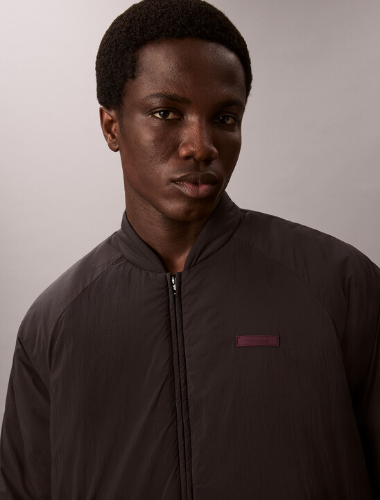 Nylon Bomber Jacket