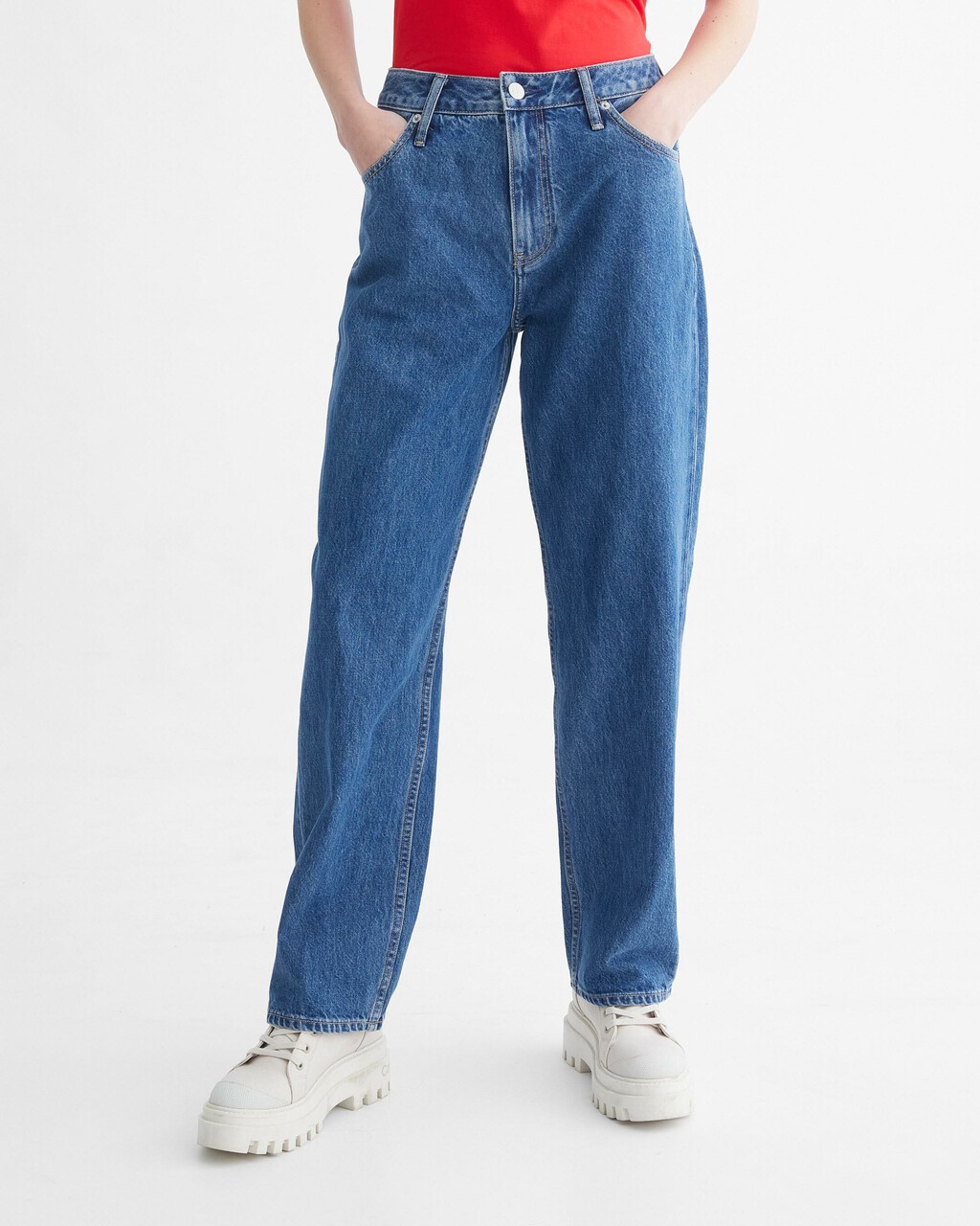SUSTAINABLE 90'S STRAIGHT JEANS | blue | Calvin Klein Taiwan