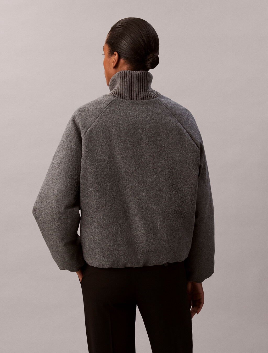 WL INSLTD DWN JCKT, Medium Grey Heather, hi-res